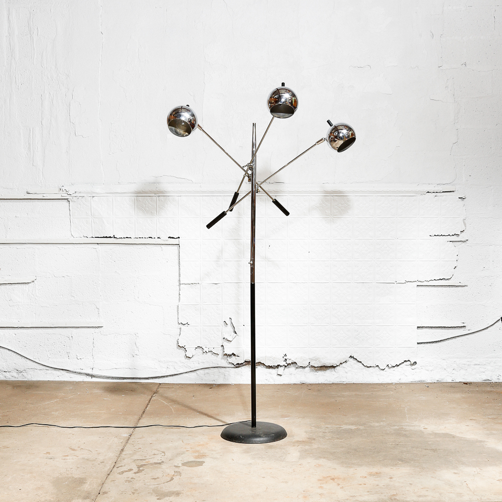 Mid Century 3- BRANCH ORBITER CHROME FLOOR LAMP – Van der Most Modern