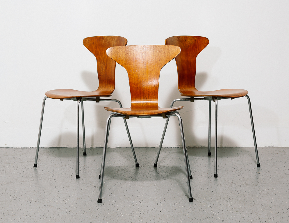 Arne Jacobsen Mosquito Chair in Teak Van der Most Modern