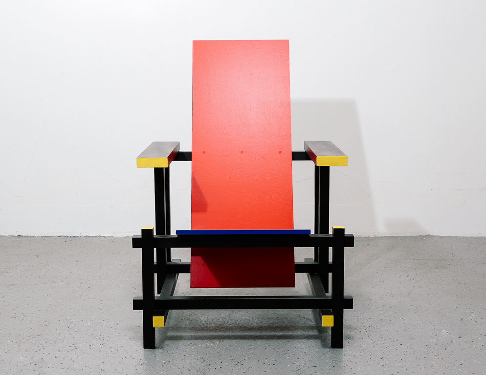 Red and Blue Chair – Van der Most Modern